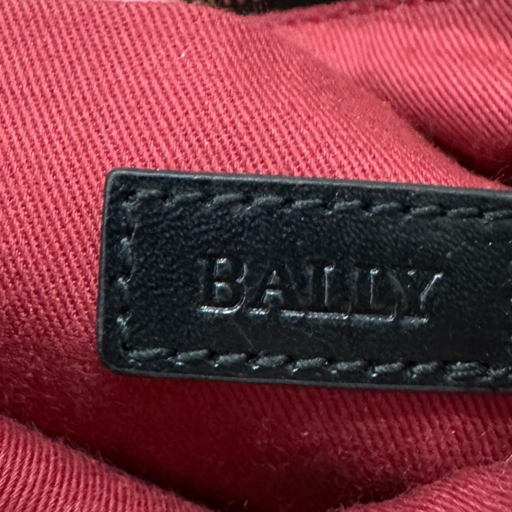 Bally Vintage Monogram Shoulder Bag – Black and Gold - Picture 11 of 13